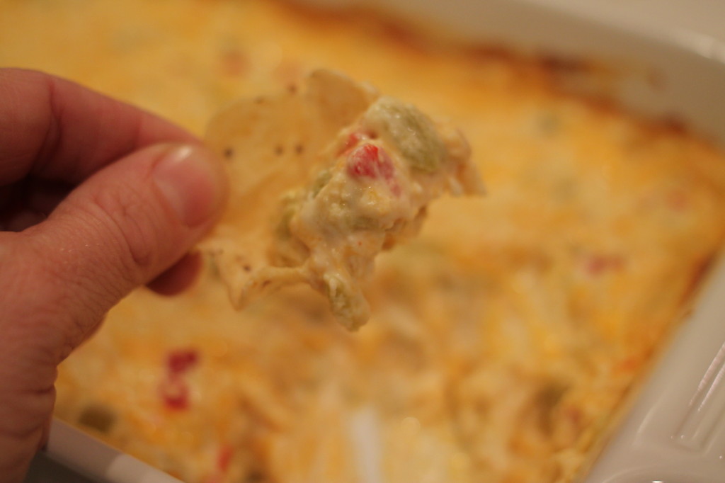 Baked pimento cheese dip